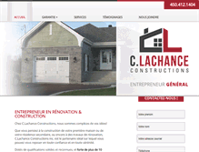 Tablet Screenshot of clachanceconstructions.com